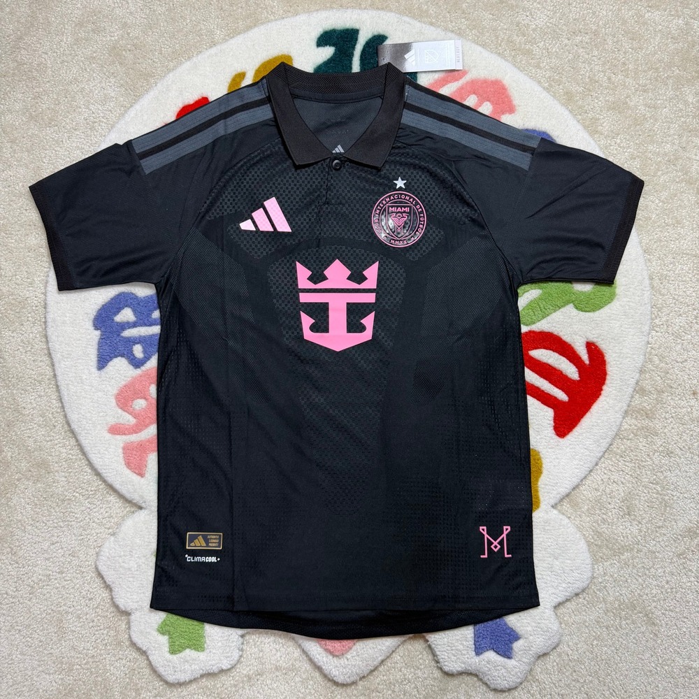 Adidas Inter Miami CF 2024 Away Authentic Jersey Suarez #9 Size Large